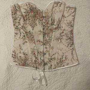 SOLD Shein Floral Print Corset